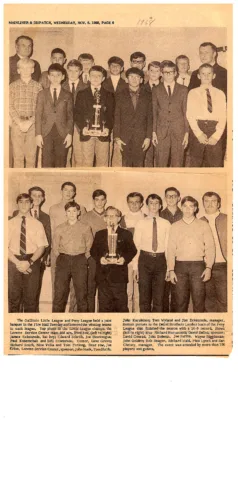 Yesteryear Gallitzin Little League and Pony League